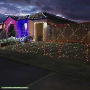 Christmas Light display at 69 Summerhill Boulevard, Drouin