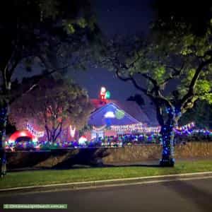 Christmas Light display at 27 Trevorten Avenue, Glenunga