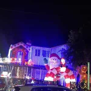 Christmas Light display at  Doonside Crescent, Blacktown