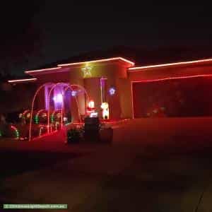 Christmas Light display at 30 Bellerive Road, Wollert