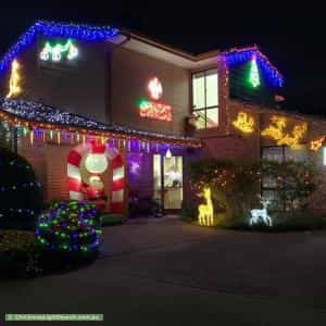 Christmas Light display at 37 Wyselaskie Circuit, Kambah