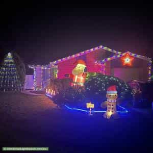 Christmas Light display at 13 Mundawari Circuit, Ngunnawal