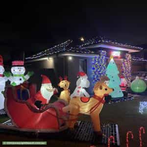 Christmas Light display at 18 Alesana Drive, Bellbird Park