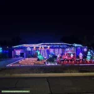 Christmas Light display at 12 Gabriella Drive, Paralowie