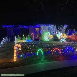 Christmas Light display at 5 Eric Crescent, Mornington