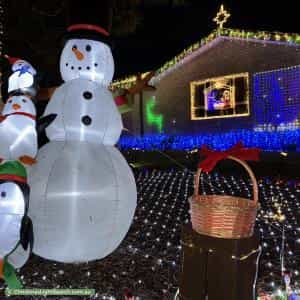 Christmas Light display at  Attiwell Circuit, Kambah