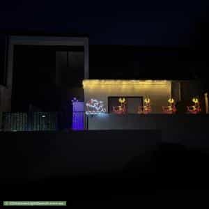 Christmas Light display at 75 Bellhouse Crescent, Moncrieff
