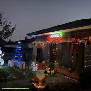 Christmas Light display at 11 Tasman Avenue, Deer Park
