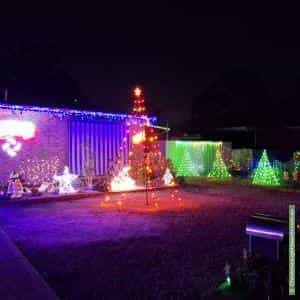 Christmas Light display at 19 Doongara Crescent, Munno Para