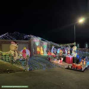 Christmas Light display at 3 Kenya Place, Clifton Springs
