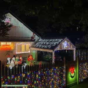 Christmas Light display at 8 Laing Street, Mont Albert
