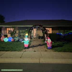 Christmas Light display at 2 La Trobe Close, Palmerston