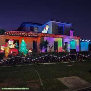 Christmas Light display at 10 Burnham Drive, Hoppers Crossing