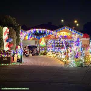 Christmas Light display at 8 Parrakeet Court, Taylors Lakes