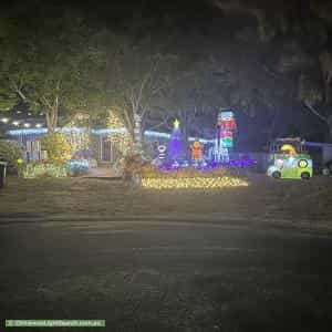 Christmas Light display at 17 Lugger Place, Yanchep