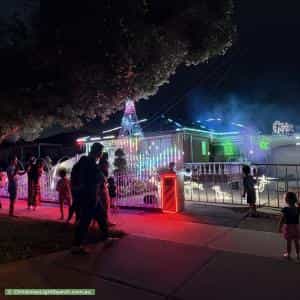 Christmas Light display at 108 Gillespie Road, Kings Park