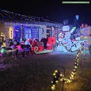 Christmas Light display at 1 Diamond Drive, Cardigan Village