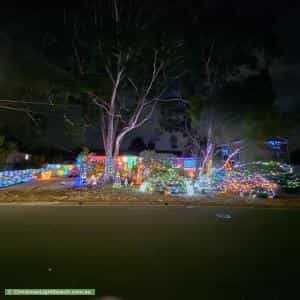 Christmas Light display at 5 Stevens Drive, Ridgehaven