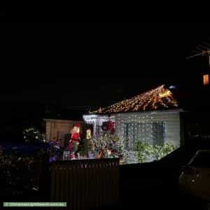 Christmas Light display at 23 Finlay Street, Yarraville