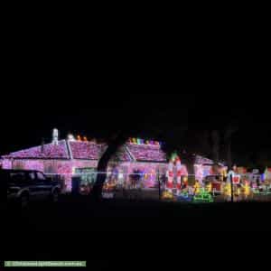 Christmas Light display at 56 Craig Road, Devon Meadows