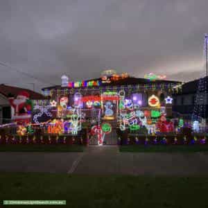 Christmas Light display at  Kemp Street, Mortdale