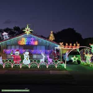 Christmas Light display at 83 Korumburra Road, Wonthaggi