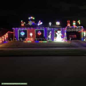Christmas Light display at 5 Daphne Way, Cranbourne North