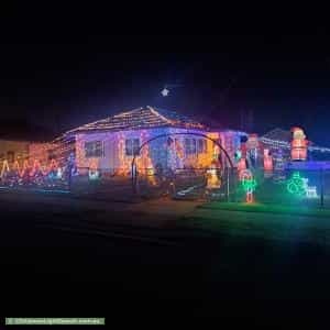 Christmas Light display at 12 Mary Street, Berridale