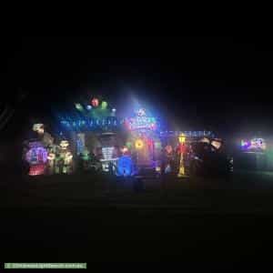 Christmas Light display at 3 Frewin Street, Epping