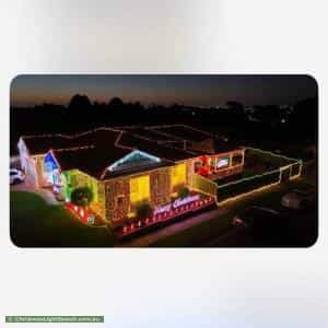 Christmas Light display at 14 Atlanta Close, Mill Park