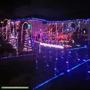 Christmas Light display at 20 Berghofer Street, Rockville