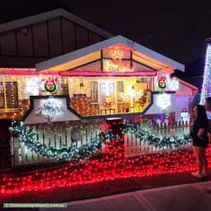 Christmas Light display at  Second Street, Ashbury
