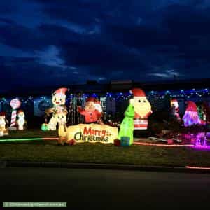 Christmas Light display at 4 Cave Court, Morphett Vale