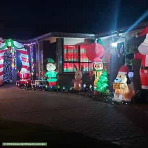 Christmas Light display at 27 Dobson Street, Ferntree Gully