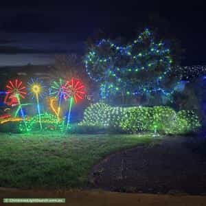 Christmas Light display at 1 Ina Gregory Circuit, Conder