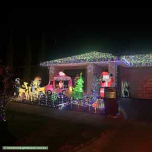 Christmas Light display at 20 Ambassador Crescent, Point Cook
