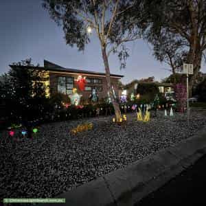 Christmas Light display at 9 Henslowe Place, Melba