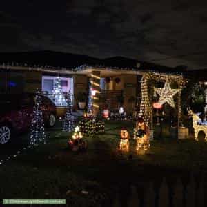 Christmas Light display at 16 Winnima Avenue, Hampton Park