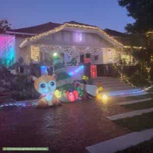 Christmas Light display at  Nanson Street, Wembley