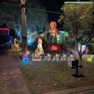 Christmas Light display at 83-85 Bastow Road, Lilydale
