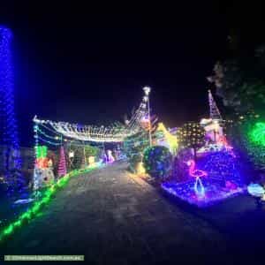 Christmas Light display at 15 Paluna Place, Forest Lake