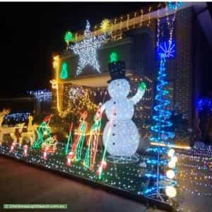 Christmas Light display at 32 Merrin Circuit, Clyde North