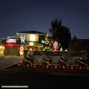 Christmas Light display at 27 Drysdale Avenue, Kingston