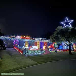 Christmas Light display at 12 Prelate Court, Wynn Vale
