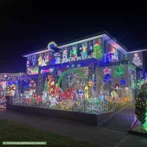 Christmas Light display at 10 Stardust Way, Wollert