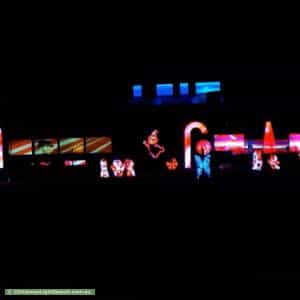 Christmas Light display at 24-26 Old Princes Highway, Murray Bridge East
