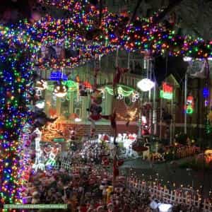 Christmas Light display at  Goodwin Street, Glen Iris