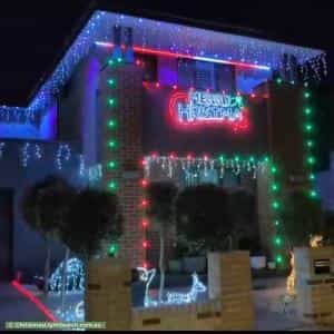 Christmas Light display at 75 Kelberg Road, Kalkallo