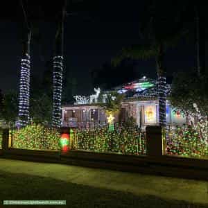 Christmas Light display at 18 Hurley Street, Reservoir