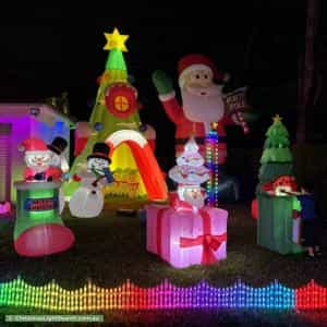 Christmas Light display at 22 Adelaide Avenue, East Lindfield